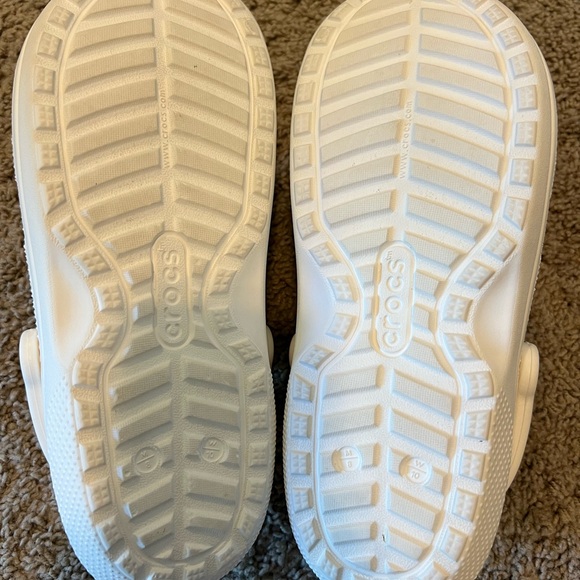 CROCS White Sandals with Perforated Design - Picture 2 of 2